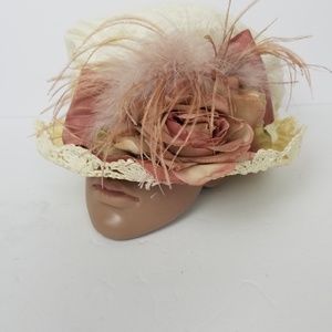 ElsieMassey Originals vintage unic flower hat.